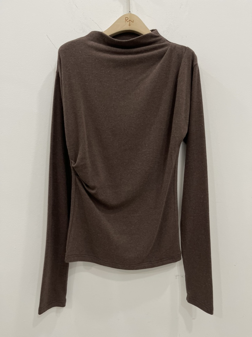 REIZ東大門㊣代購女士新款熱賣25秋冬人氣推薦長袖T恤安哥拉REIZ長袖T恤圖色3