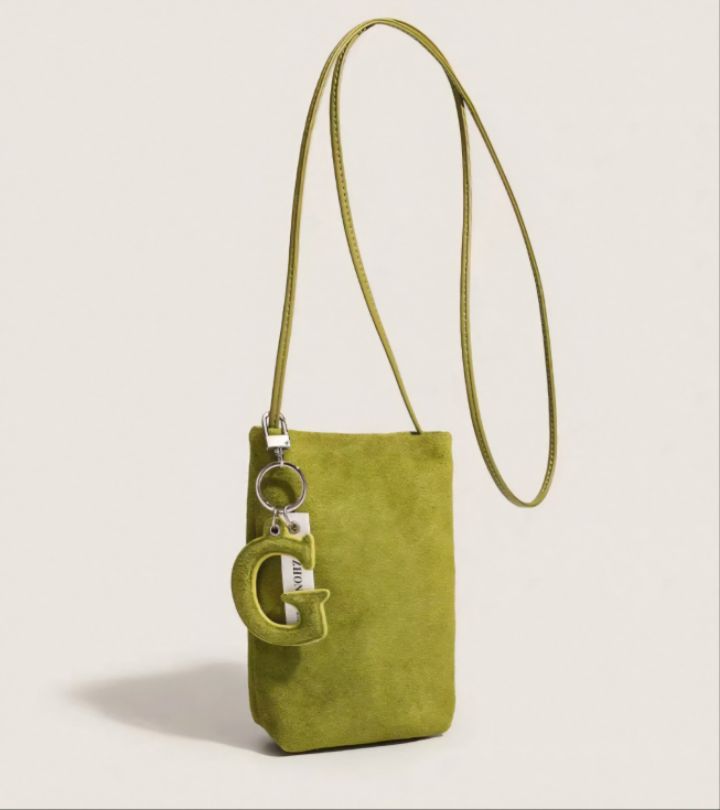 TROUVAILLE韓國直郵㊣女士新品熱賣真品單肩斜跨包絨面革牛皮TROUVAILLE單肩/斜跨包圖色7