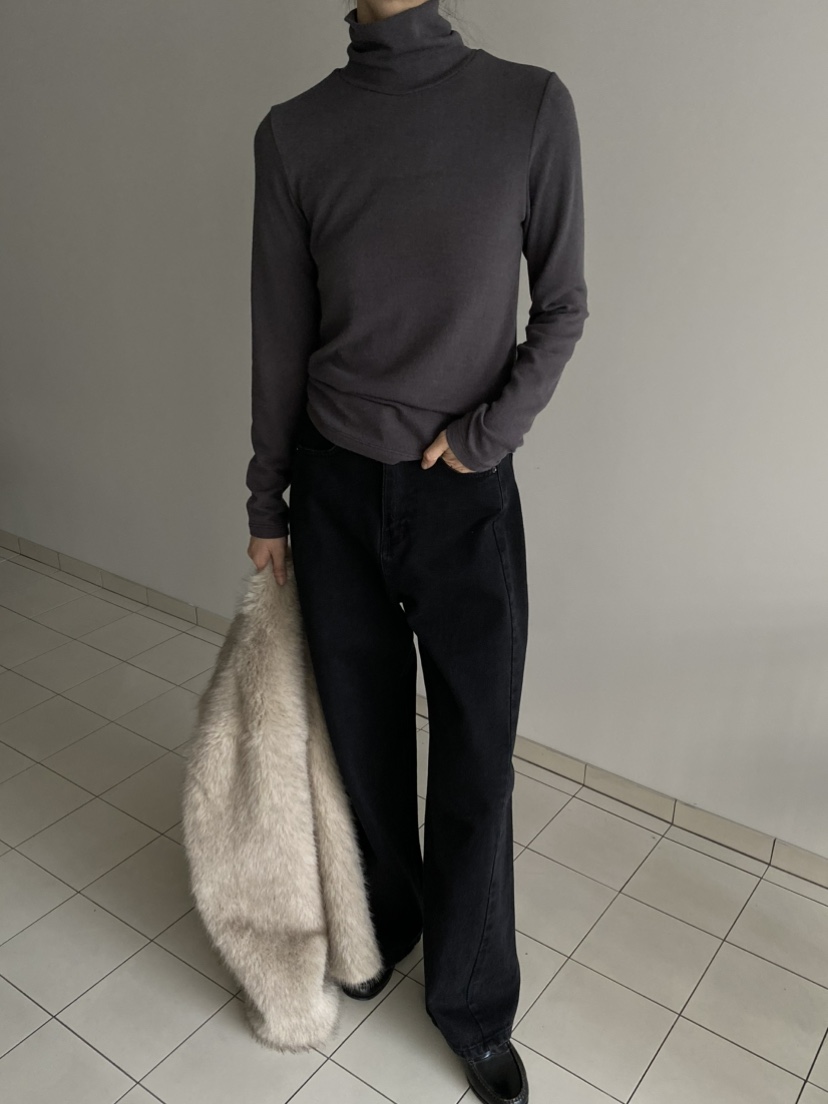 MOVENNE東大門㊣代購女裝新品推薦熱賣25秋冬真品長袖T恤羊毛MOVENNE長袖T恤