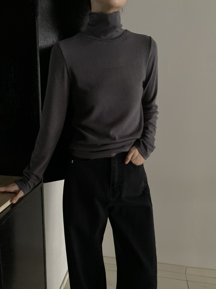 MOVENNE東大門㊣代購女裝新品推薦熱賣25秋冬真品長袖T恤羊毛MOVENNE長袖T恤