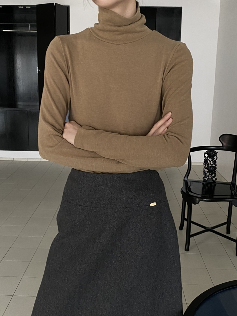 MOVENNE東大門㊣代購女裝新品推薦熱賣25秋冬真品長袖T恤羊毛MOVENNE長袖T恤