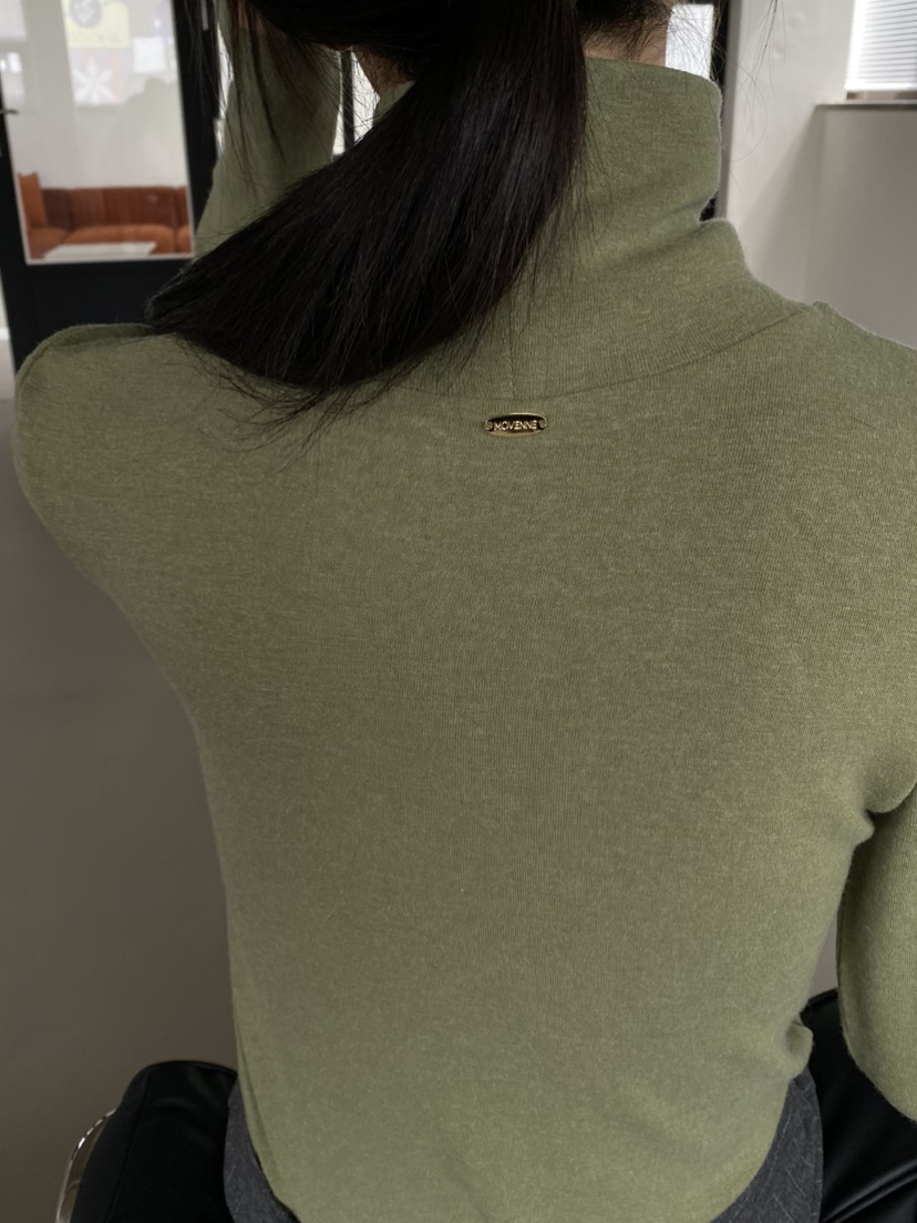 MOVENNE東大門㊣代購女裝新品推薦熱賣25秋冬真品長袖T恤羊毛MOVENNE長袖T恤