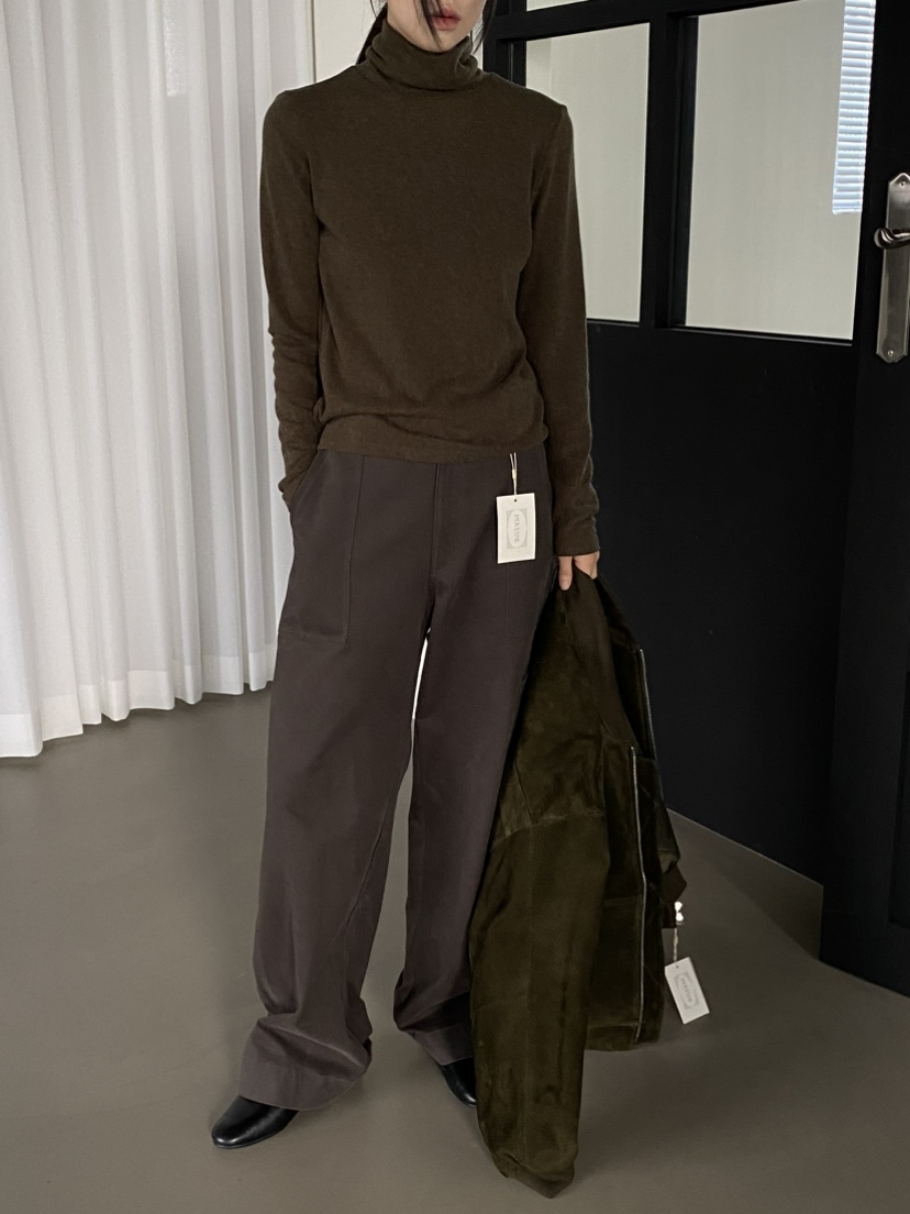 MOVENNE東大門㊣代購女裝新品推薦熱賣25秋冬真品長袖T恤羊毛MOVENNE長袖T恤