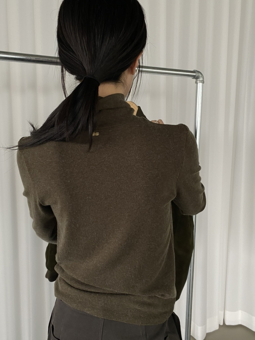 MOVENNE東大門㊣代購女裝新品推薦熱賣25秋冬真品長袖T恤羊毛MOVENNE長袖T恤