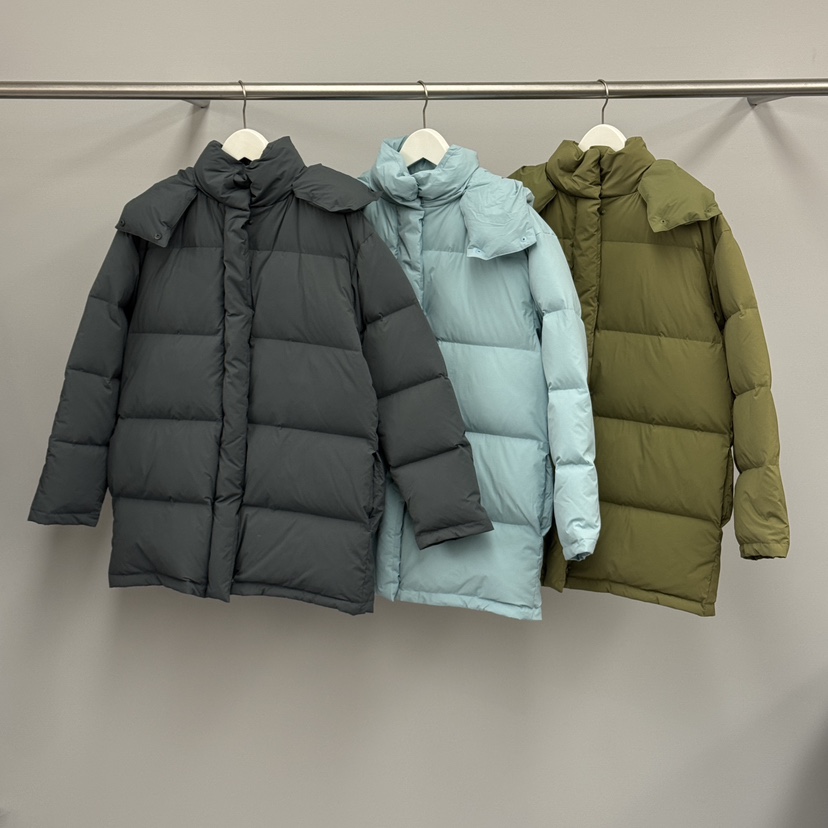 WATER/RIVER東大門㊣直郵女裝新款熱賣職業長款羽絨服兜帽WATER/RIVER長款羽絨服