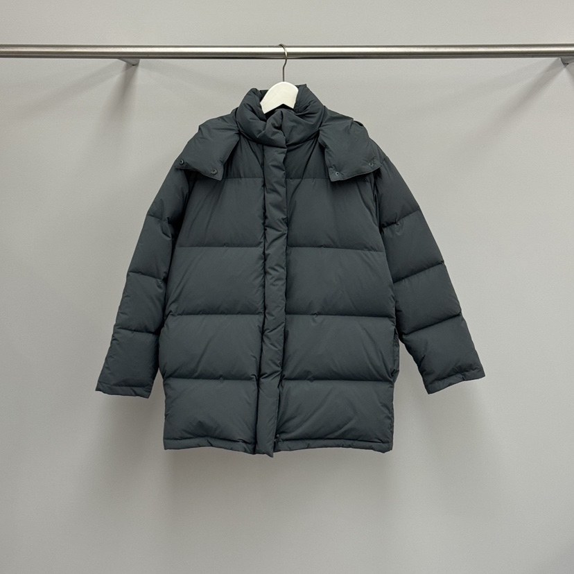 WATER/RIVER東大門㊣直郵女裝新款熱賣職業長款羽絨服兜帽WATER/RIVER長款羽絨服圖色2