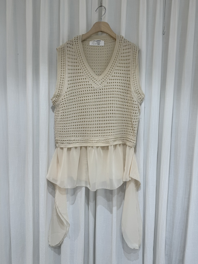 COKKIRI東大門㊣實拍女裝新品人氣25秋冬熱賣真品職業吊帶背心COKKIRI吊帶/背心圖色2