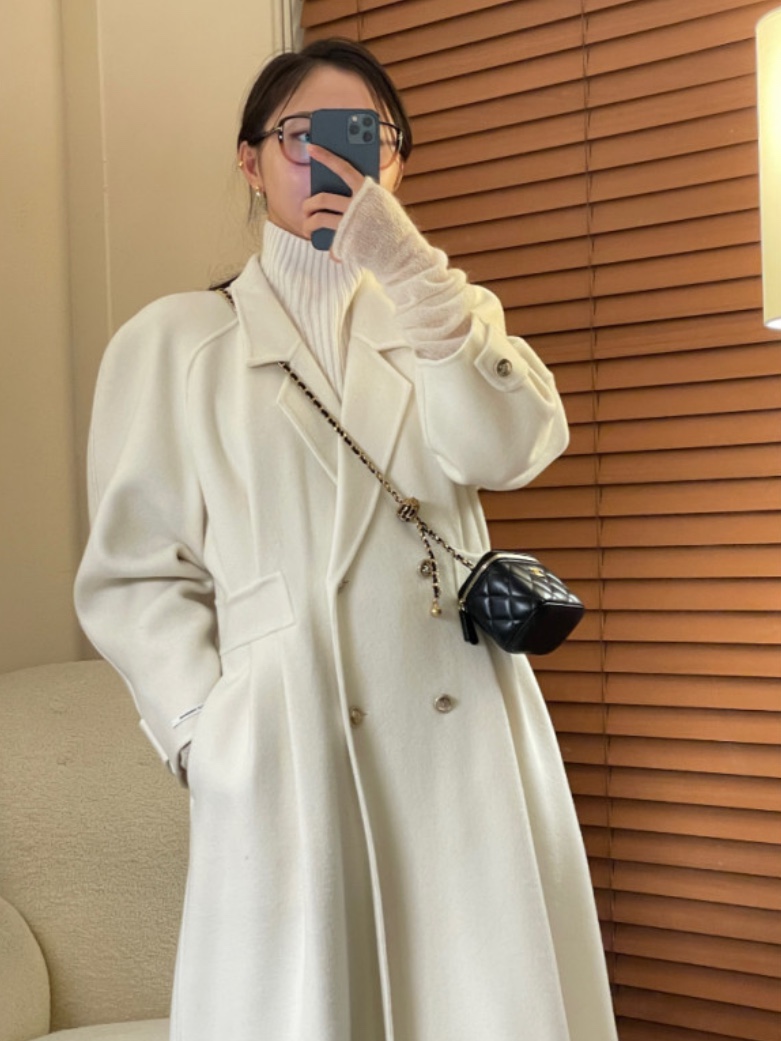 MILUI東大門㊣代購女裝新款熱賣人氣推薦25秋冬時尚中長款大衣MILUI中長款大衣