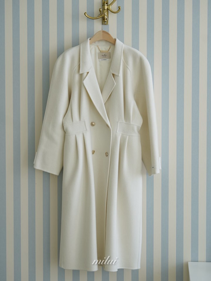 MILUI東大門㊣代購女裝新款熱賣人氣推薦25秋冬時尚中長款大衣MILUI中長款大衣