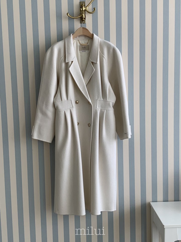 MILUI東大門㊣代購女裝新款熱賣人氣推薦25秋冬時尚中長款大衣MILUI中長款大衣