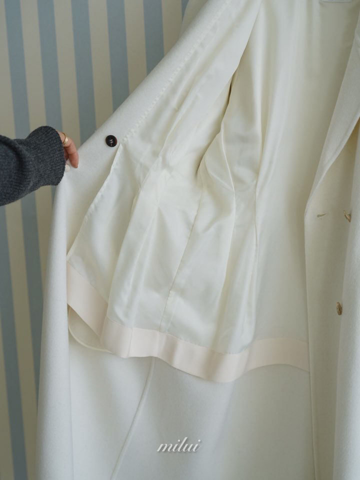 MILUI東大門㊣代購女裝新款熱賣人氣推薦25秋冬時尚中長款大衣MILUI中長款大衣