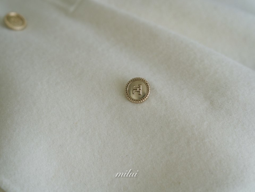 MILUI東大門㊣代購女裝新款熱賣人氣推薦25秋冬時尚中長款大衣MILUI中長款大衣