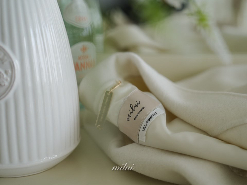 MILUI東大門㊣代購女裝新款熱賣人氣推薦25秋冬時尚中長款大衣MILUI中長款大衣