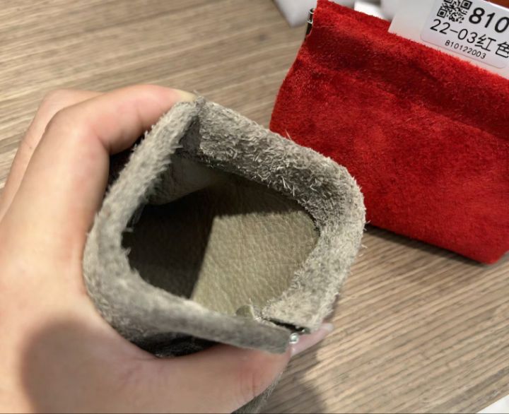 TROUVAILLE韓國直郵㊣女裝新款時尚人氣錢包卡包零錢包牛皮絨TROUVAILLE錢包/卡包/零錢包