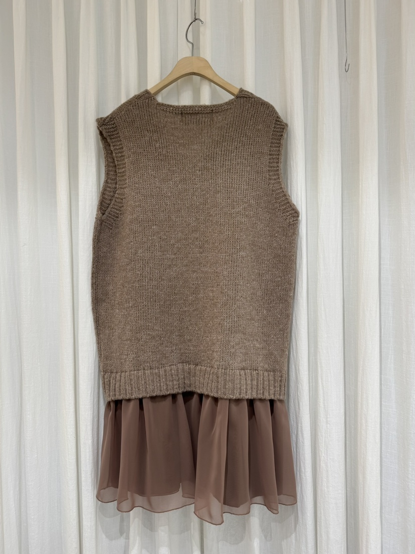 COKKIRI韓國代購㊣女裝新款職業推薦人氣休閑25秋冬吊帶背心口袋COKKIRI吊帶/背心