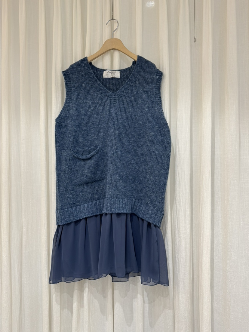 COKKIRI韓國代購㊣女裝新款職業推薦人氣休閑25秋冬吊帶背心口袋COKKIRI吊帶/背心圖色3