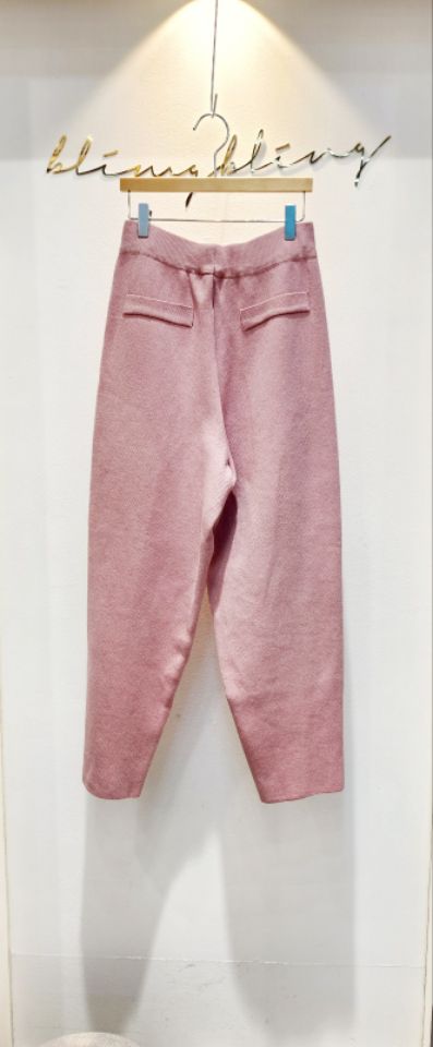 RICO韓國代購㊣女裝新款25秋冬推薦熱賣人氣真品休閑褲針織褲bling bling/RICO休閑褲