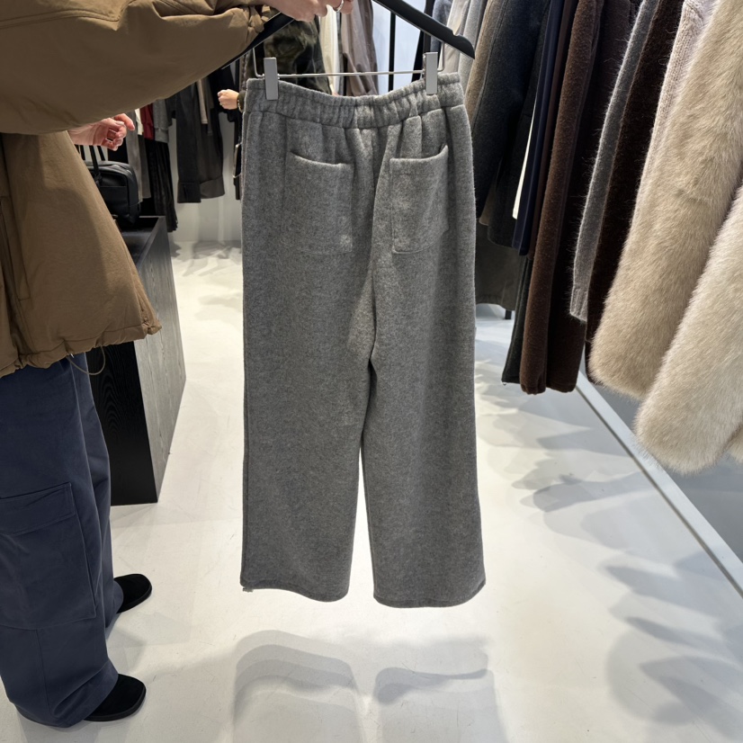 OSOO東大門㊣代購女裝新款時尚熱賣25秋冬真品人氣休閑褲羊毛OSOO休閑褲