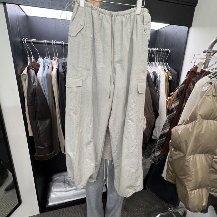 MORE THAN YESTERDAY/LOVE YOU SO MUCH韓國直郵㊣女裝新品25秋冬休閑褲加絨LYSM/MORE THAN YESTERDAY休閑褲圖色1