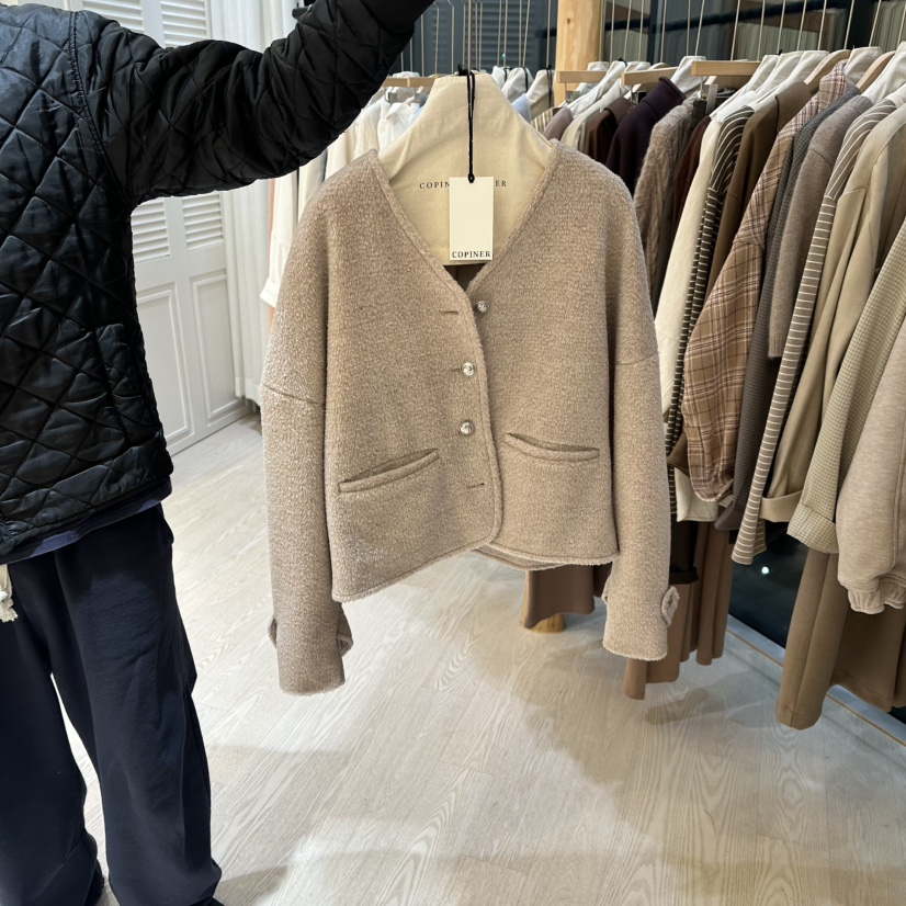 COPINER韓國直郵㊣女裝新品推薦真品時尚25秋冬人氣休閑夾克COPINER夾克圖色3