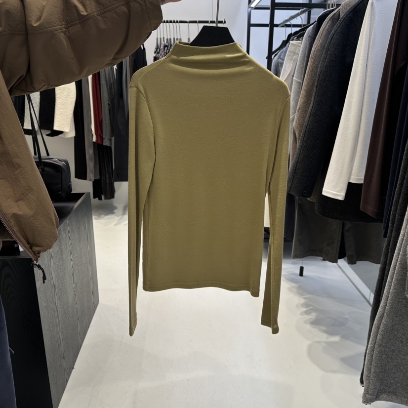 OSOO東大門㊣代購女士新款時尚人氣25秋冬休閑熱賣長袖T恤高領OSOO長袖T恤圖色2