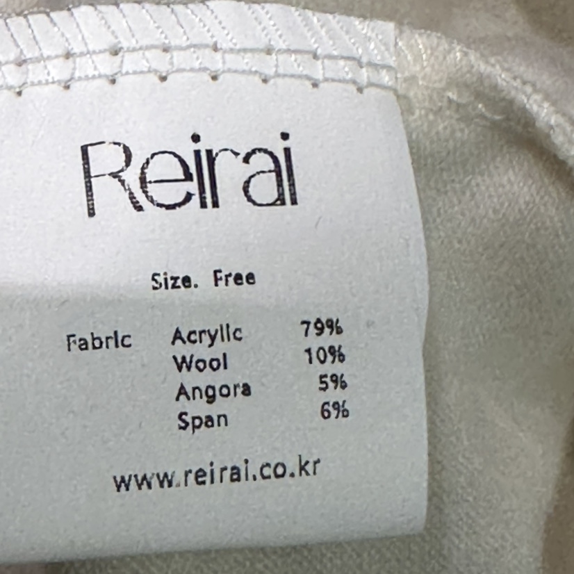 REIRAI韓國代購㊣女裝新款人氣真品職業休閑25秋冬長袖T恤羊毛Reirai長袖T恤