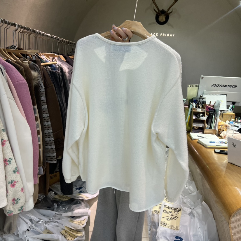 BLACKFRIDAY韓國直郵㊣女士新款休閑職業推薦25秋冬人氣毛衣BLACK FRIDAY毛衣