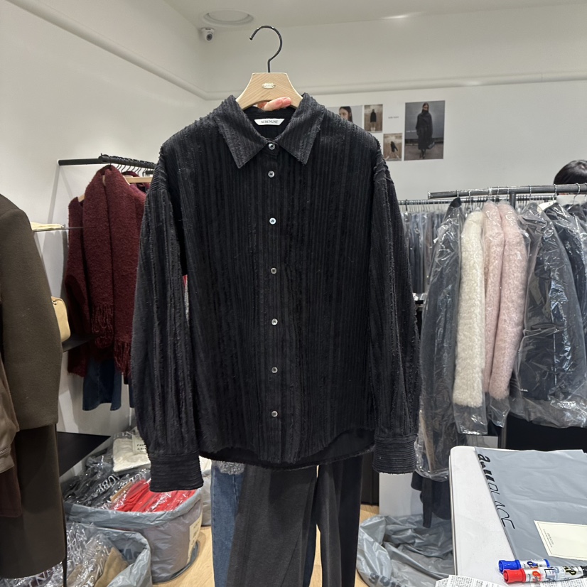 aube nunt韓國直郵㊣女裝新品推薦休閑熱賣真品襯衫蕾絲衫aube nunt襯衫/蕾絲衫圖色2