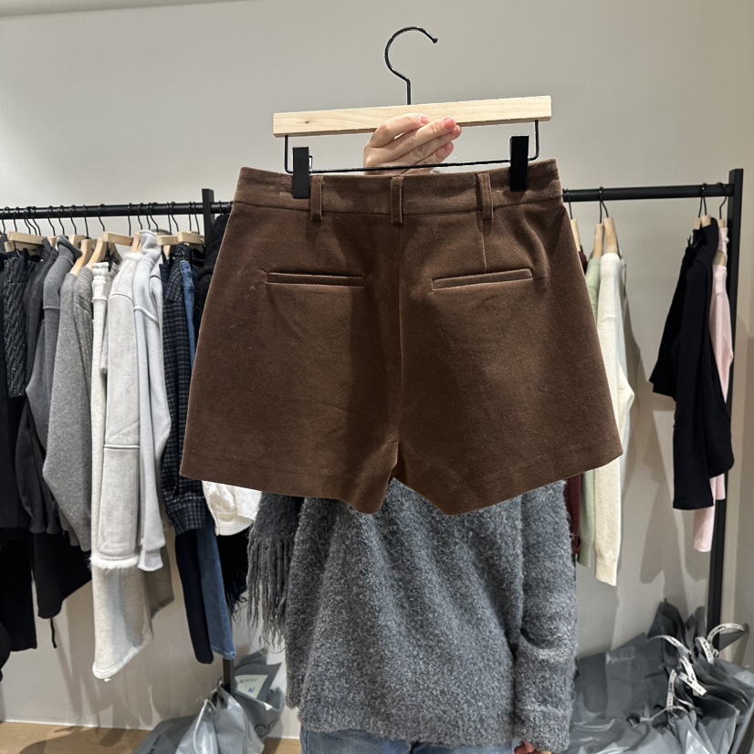 aube nunt東大門㊣實拍女裝新品人氣休閑推薦時尚職業短褲aube nunt短褲
