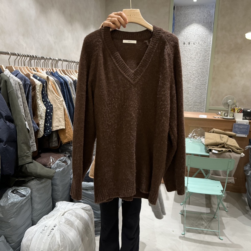 DELI JENNY東大門㊣直郵女士新品人氣時尚25秋冬真品針織衫DELI JENNY針織衫圖色2