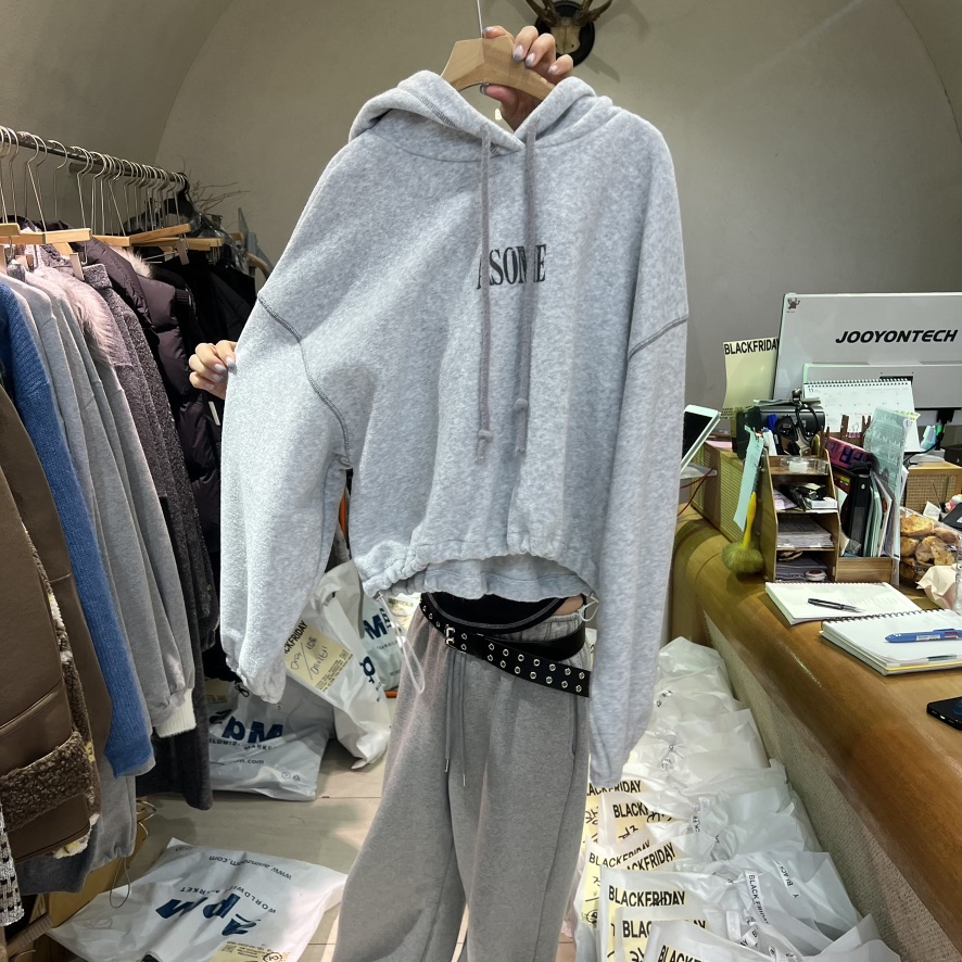 BLACKFRIDAY東大門㊣實拍女裝新品時尚休閑職業25秋冬真品衛衣BLACK FRIDAY衛衣圖色2