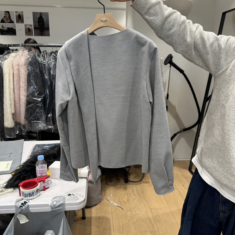 aube nunt韓國直郵㊣女裝新品休閑時尚職業推薦襯衫蕾絲衫aube nunt襯衫/蕾絲衫圖色2