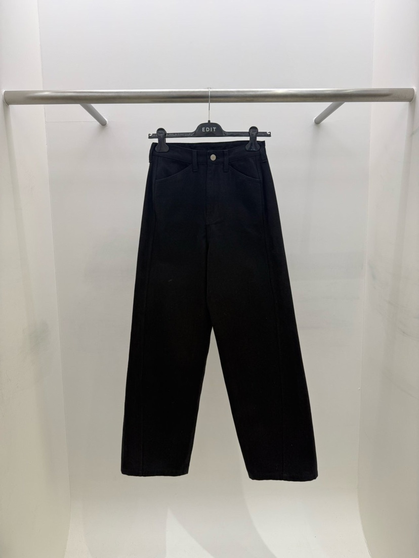 EDIT東大門㊣實拍女裝新品職業人氣休閑真品熱賣25秋冬休閑褲EDIT休閑褲圖色4黑色