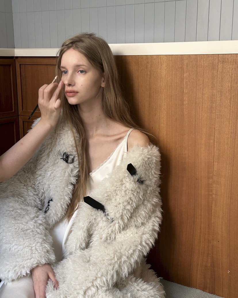 BOWIE東大門㊣直郵女裝新品熱賣人氣休閑25秋冬短款大衣羊毛BOWIE短款大衣