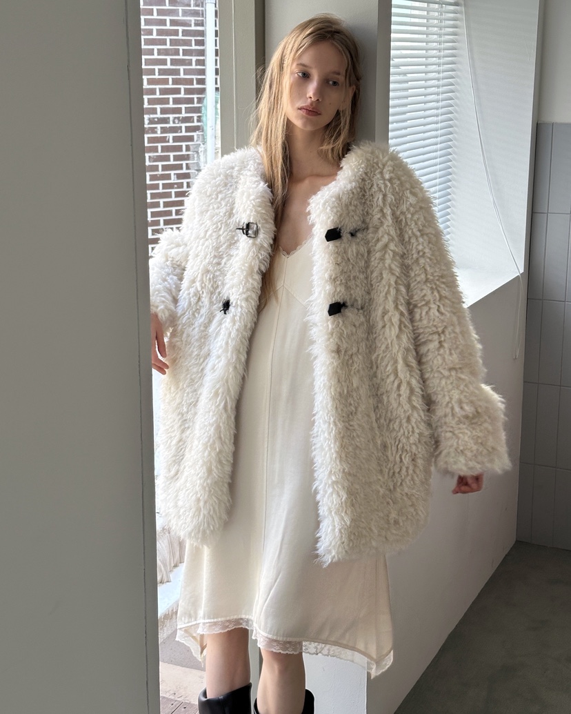 BOWIE東大門㊣直郵女裝新品熱賣人氣休閑25秋冬短款大衣羊毛BOWIE短款大衣