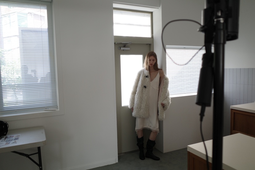 BOWIE東大門㊣直郵女裝新品熱賣人氣休閑25秋冬短款大衣羊毛BOWIE短款大衣