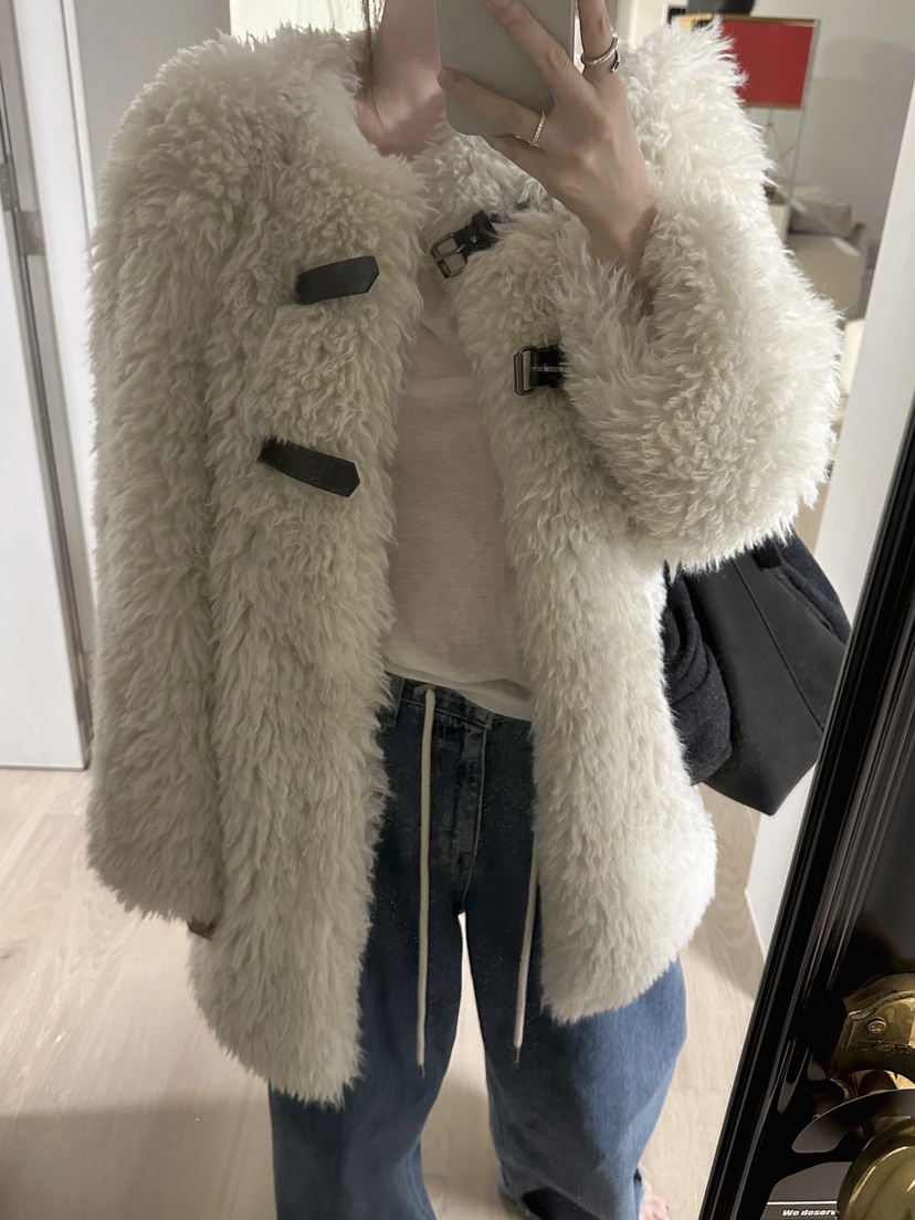 BOWIE東大門㊣直郵女裝新品熱賣人氣休閑25秋冬短款大衣羊毛BOWIE短款大衣