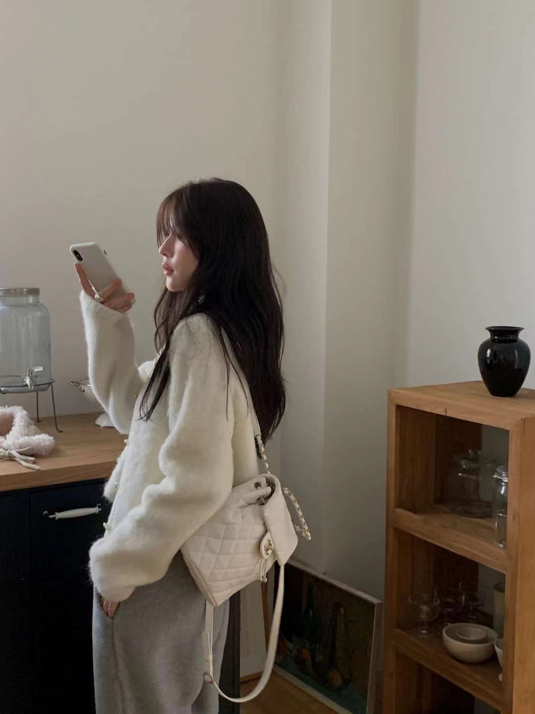 MIELLE-미엘르-OT東大門㊣代購女裝新品休閑真品25秋冬針織衫MIELLE-미엘르-OT針織衫