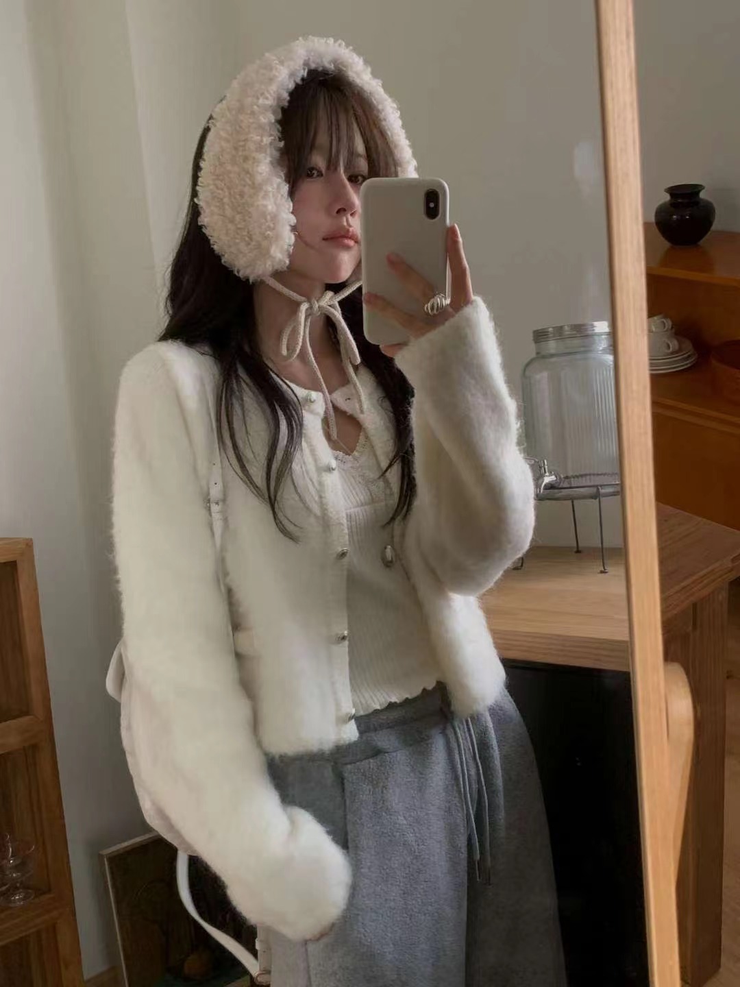 MIELLE-미엘르-OT東大門㊣代購女裝新品休閑真品25秋冬針織衫MIELLE-미엘르-OT針織衫圖色1