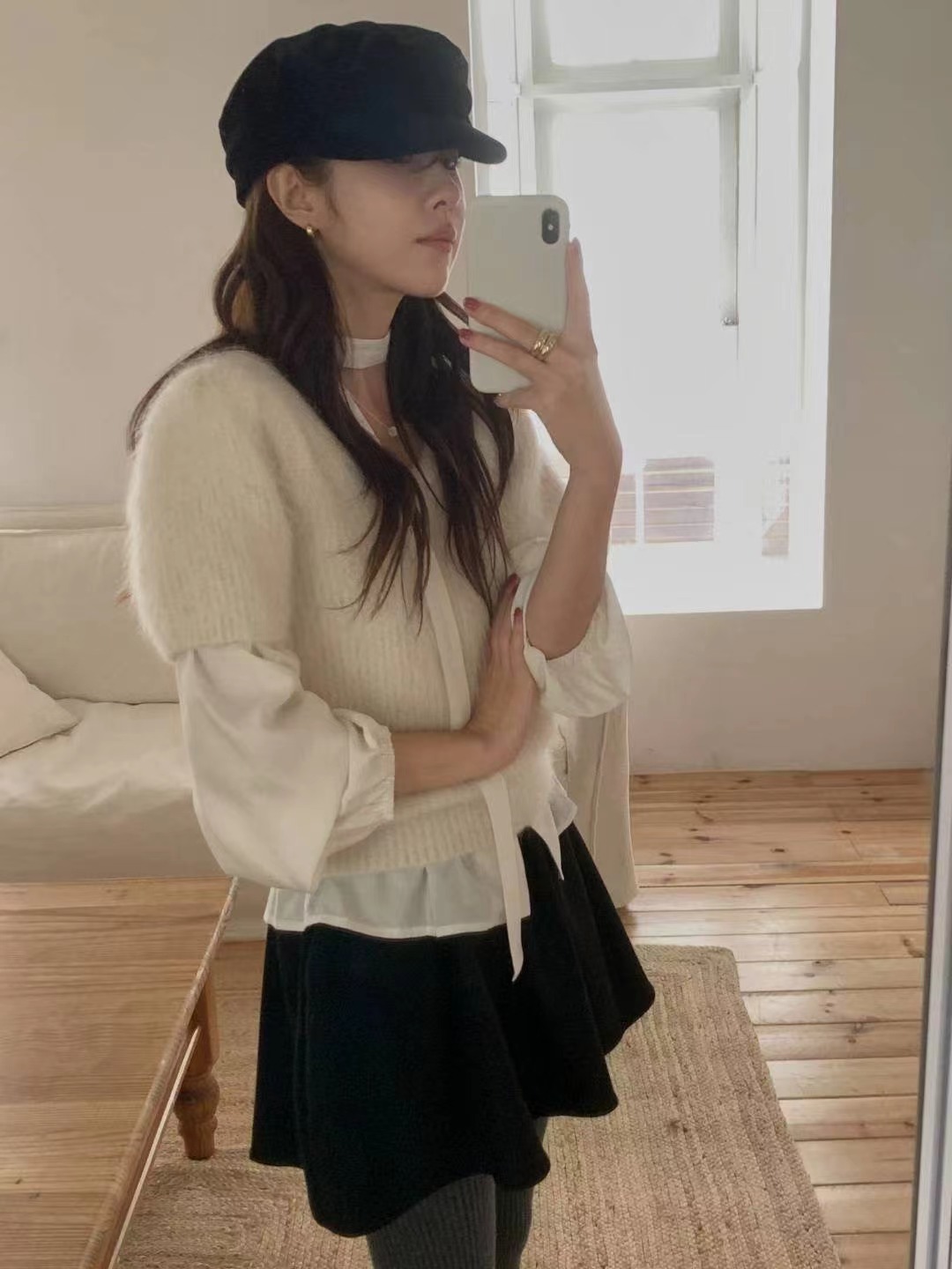 MIELLE-미엘르-OT韓國代購㊣女士新品休閑針織衫不含內搭羊駝MIELLE-미엘르-OT針織衫圖色3