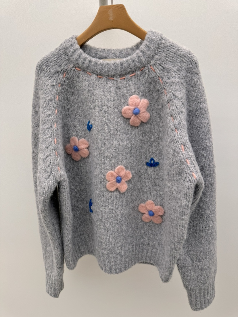 THORE東大門㊣實拍女裝新品休閑真品職業時尚推薦熱賣25秋冬毛衣THORE毛衣圖色2