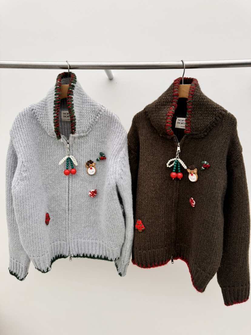 THORE東大門㊣實拍女裝新款25秋冬時尚休閑職業人氣毛衣羊毛衫THORE毛衣