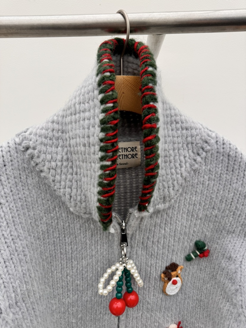 THORE東大門㊣實拍女裝新款25秋冬時尚休閑職業人氣毛衣羊毛衫THORE毛衣