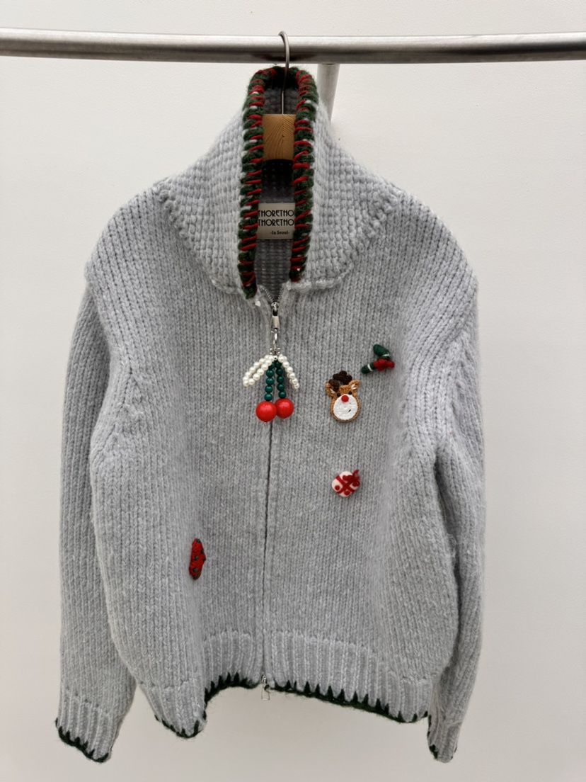 THORE東大門㊣實拍女裝新款25秋冬時尚休閑職業人氣毛衣羊毛衫THORE毛衣圖色2