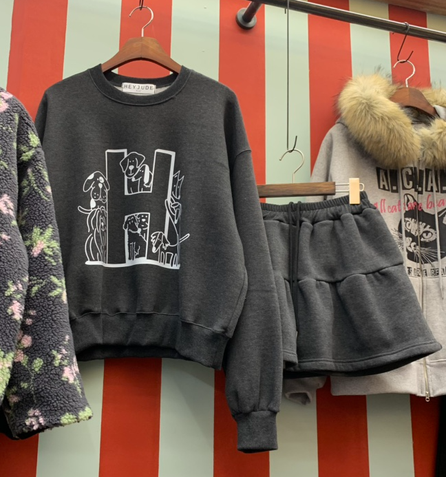 HEYJUDE東大門㊣直郵女裝新品休閑推薦25秋冬熱賣套裝加絨套裝HEYJUDE套裝圖色3