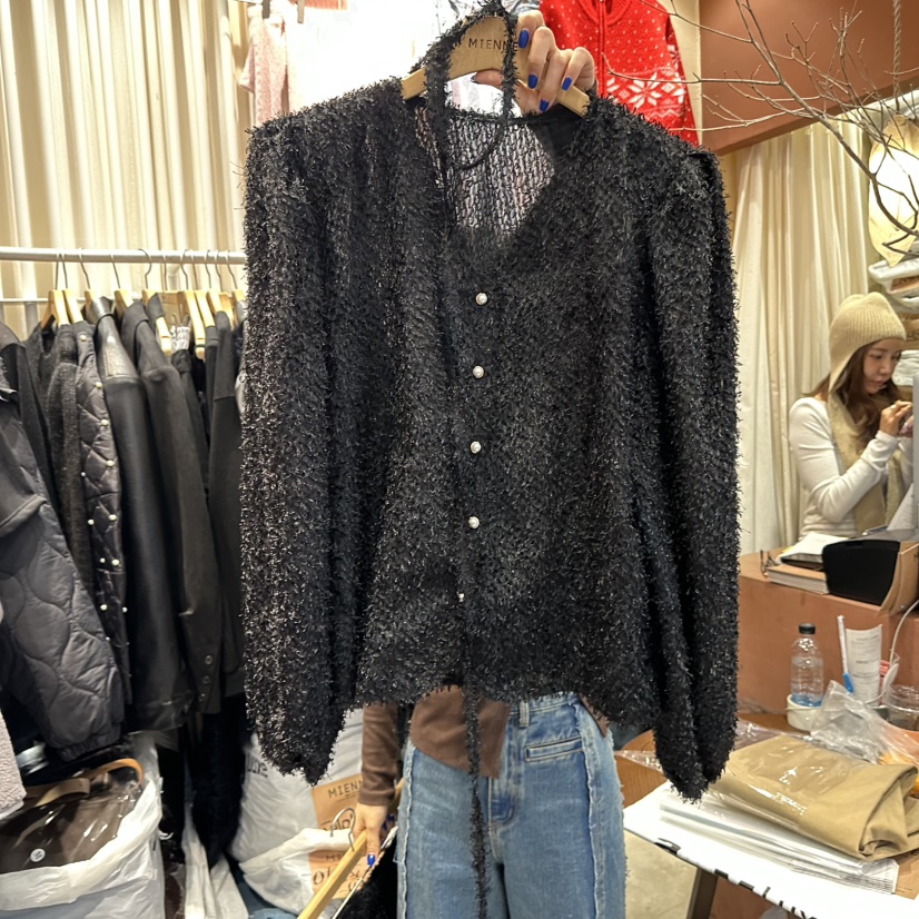 MIENNE韓國直郵㊣女士新款職業真品休閑熱賣襯衫蕾絲衫含脖帶MIENNE襯衫/蕾絲衫圖色2