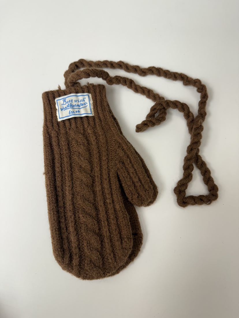 BROWNS-P韓國代購㊣女士新品休閑時尚人氣職業真品25秋冬手套BROWNS-P手套圖色2