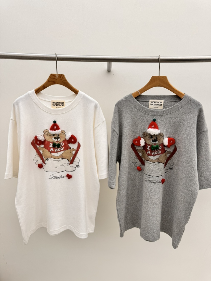 THORE韓國直郵㊣女士新款時尚熱賣職業推薦人氣休閑真品T恤THORET恤