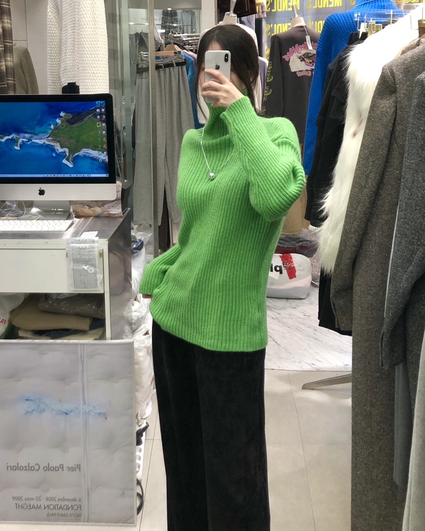 WORK SHOP東大門㊣直郵女士新品推薦人氣25秋冬職業針織衫Work_shop針織衫