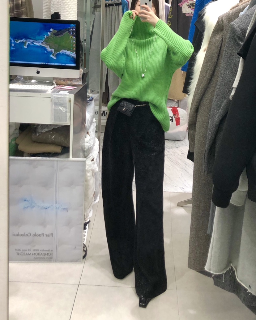 WORK SHOP東大門㊣直郵女士新品推薦人氣25秋冬職業針織衫Work_shop針織衫